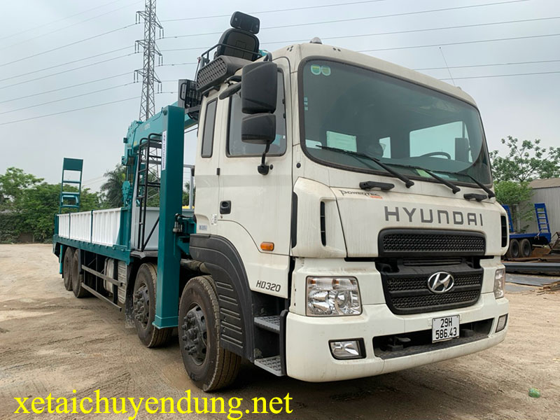 Hyundai HD320 gắn cẩu 12 tấn HLC 12015